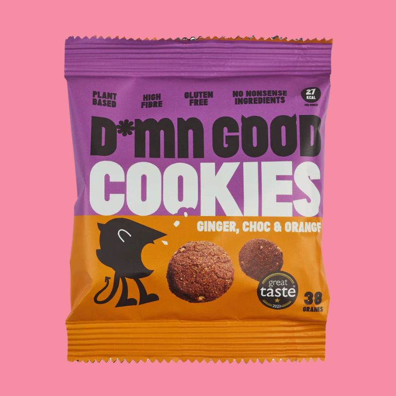 Damn Good Cookies [Ginger, Choc & Orange, 38g]