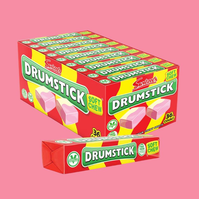 [Box of 36] Drumstick Chews Stick Pack Original [BBE 31/07/2025]
