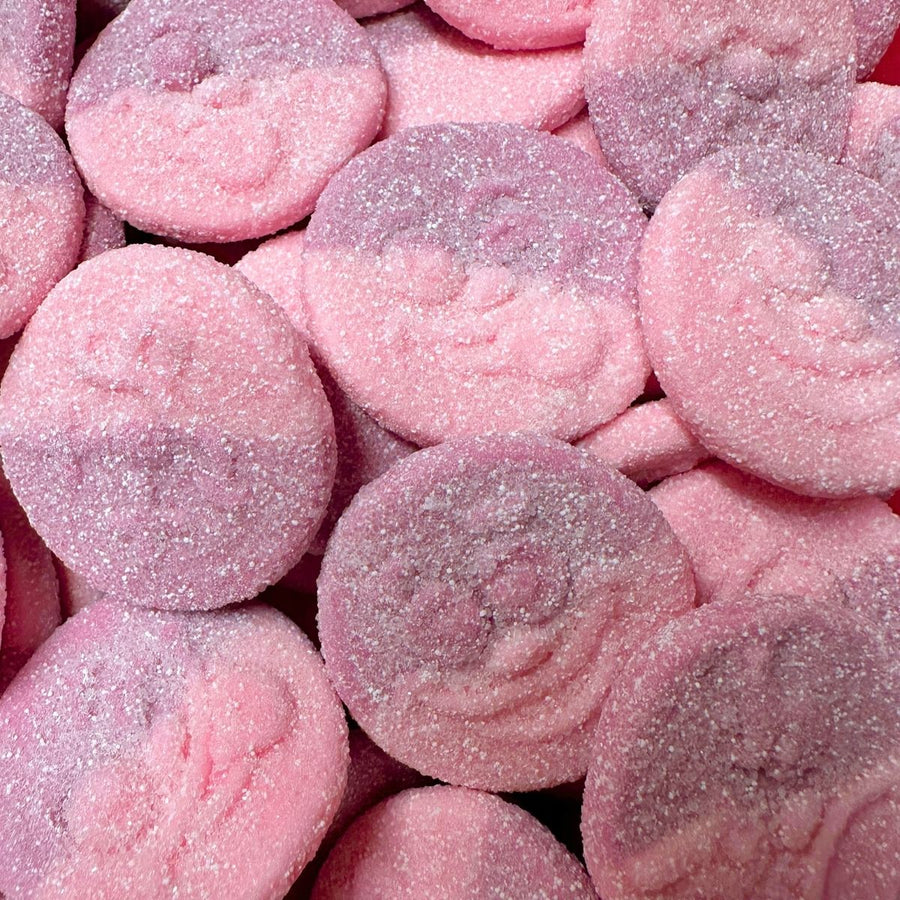 Sour Cherry & Strawberry Foam Smileys