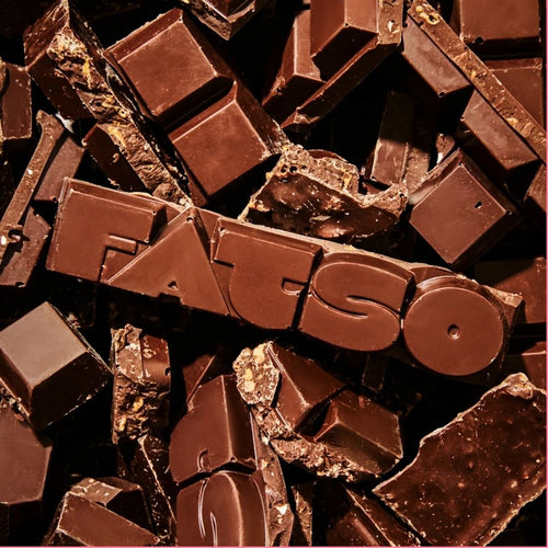 Fatso Chocolate Bar Morn'n Glory Out of Packaging