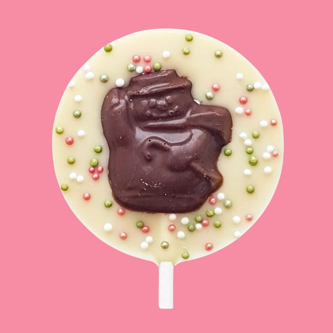 Fetcha Chocolate Lollipop Snowman