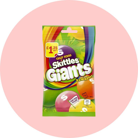 Giant Sour Skittles Treat Bag