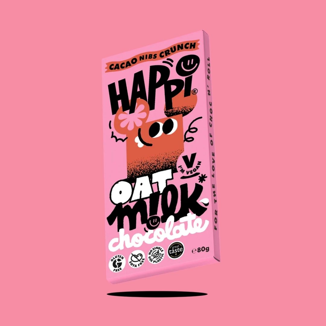 Happi Choc Bar Cacao Nibs Crunch