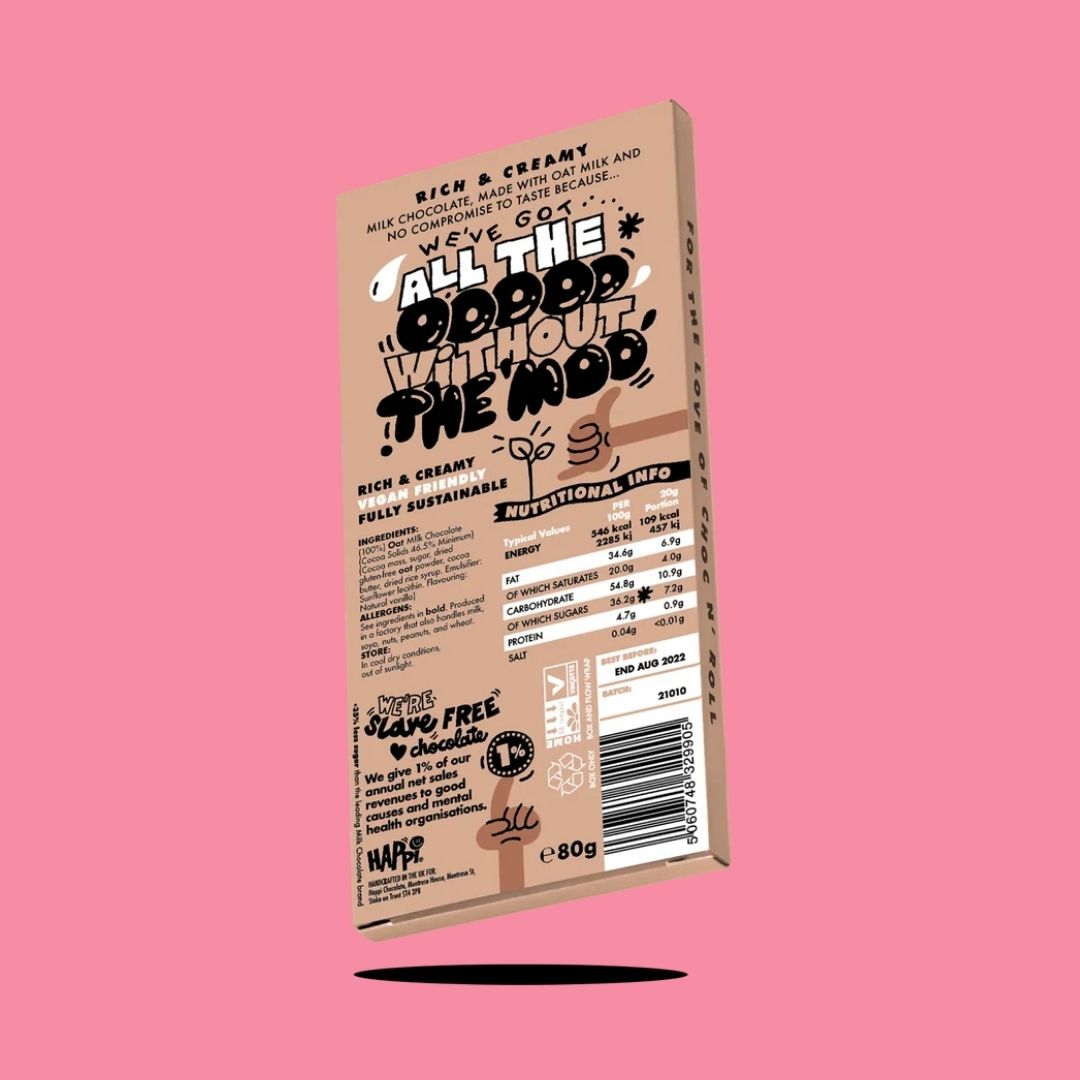 Happi Choc Bar Plain Reverse