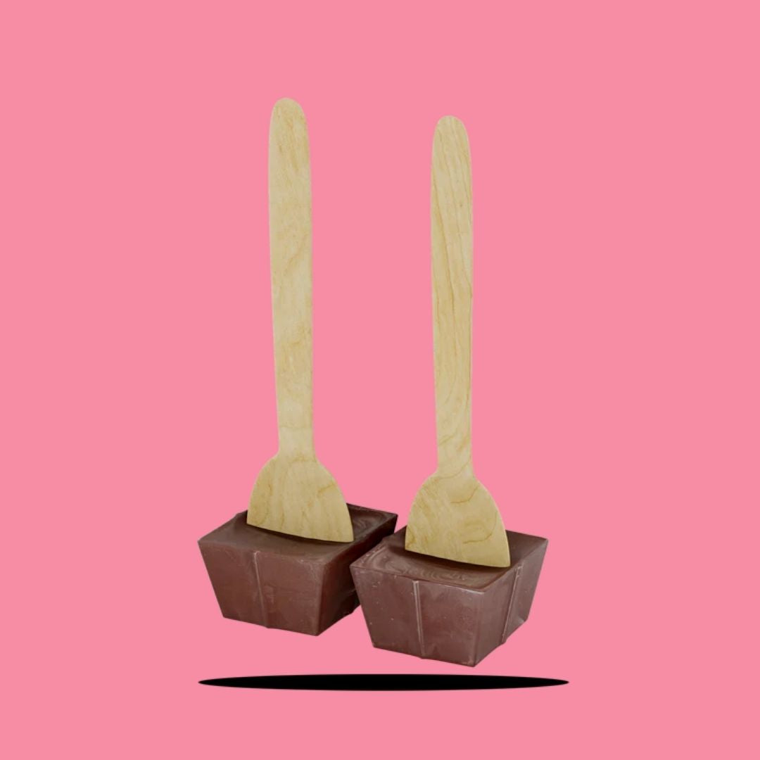 Happi Choc Hot Chocolate Spoons 2 Pack, Original Out of Packaging