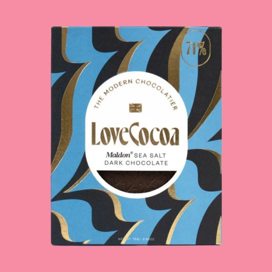 Love Cocoa Chocolate Bar Maldon Sea Salt Dark