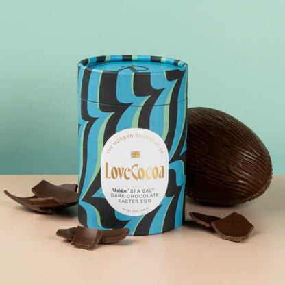 Love Cocoa Easter Egg Dark Maldon Sea Salt Lifestyle