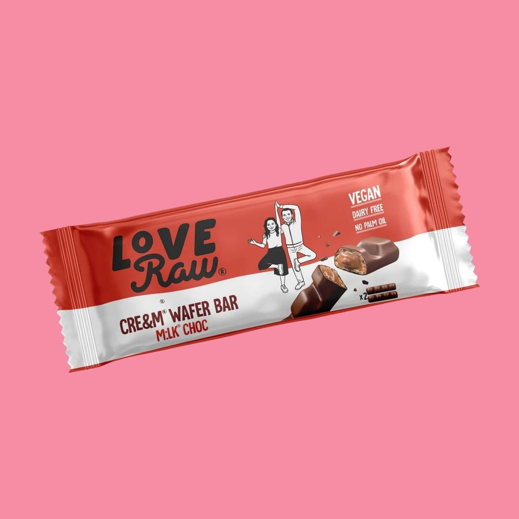 LoveRaw Cream Wafer Bar