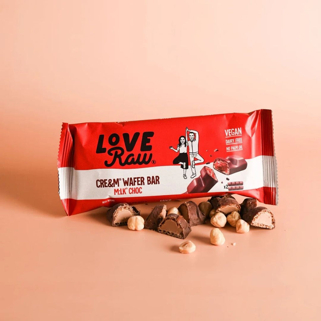 LoveRaw Cream Wafer Bar