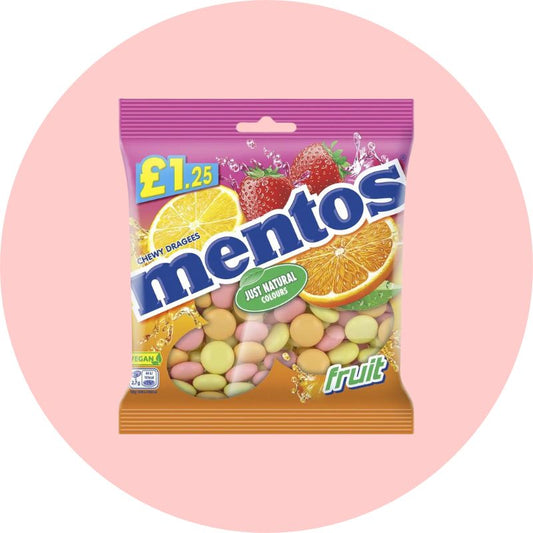 Mentos Rainbow Chews Share Bag