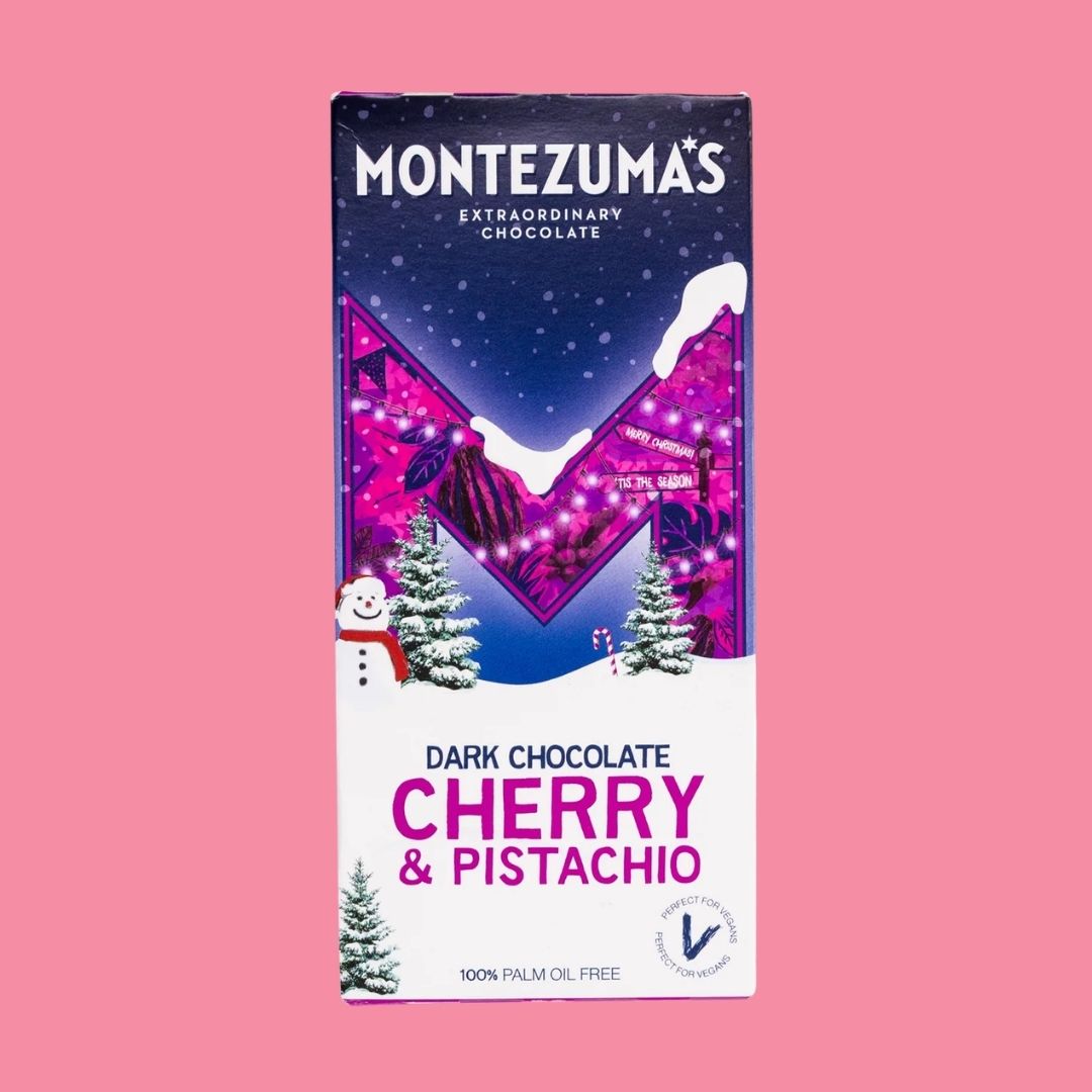 Montezumas Chocolate Bar Cherry Pistachio
