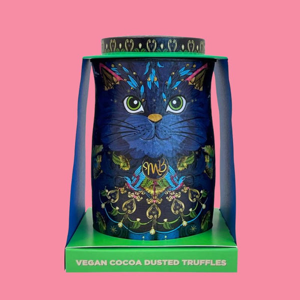 Monty Bojangles Truffles Cat Tin | The Vegan Candy Man