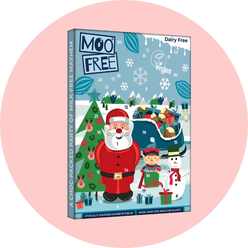 Moo Free White Chocolate Advent Calendar The Vegan Candy Man