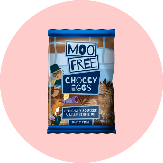 Moo Free Choccy Eggs