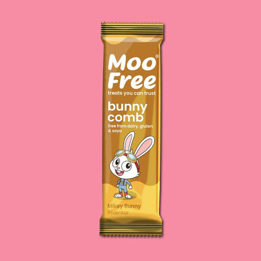 Moo Free Chocolate Bar [Bunnycomb, 20g]
