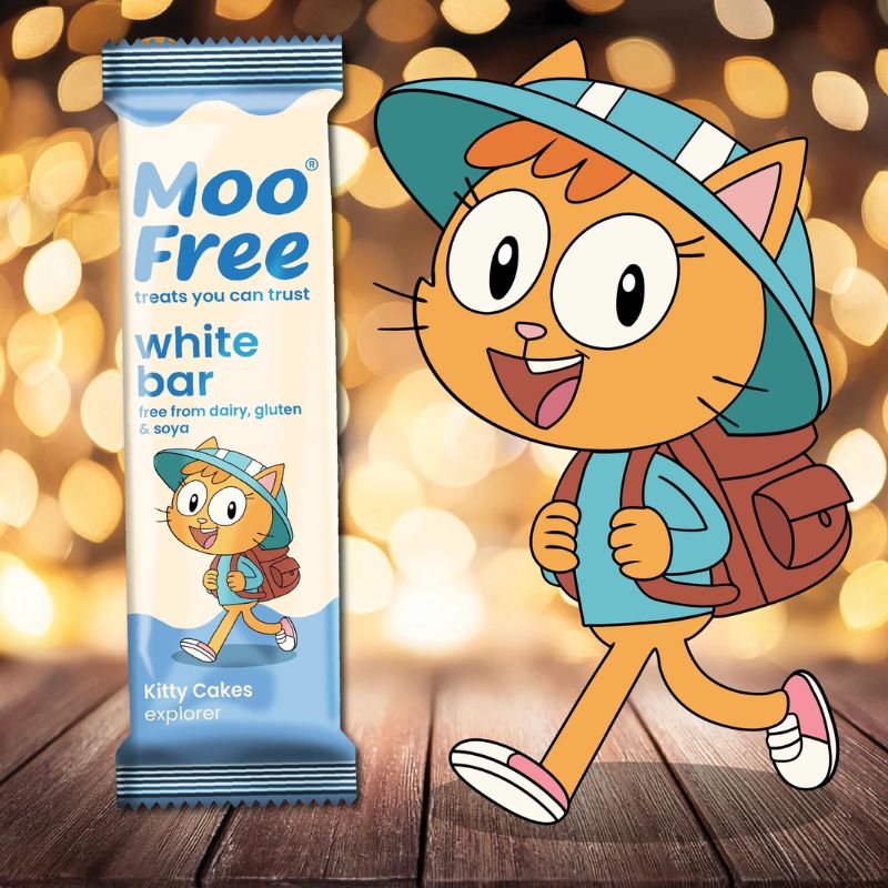 Moo Free Chocolate Bar [White, 20g]