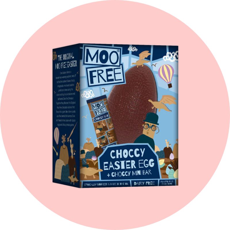 Moo Free Chocolate Egg + Mini Choccy Bar