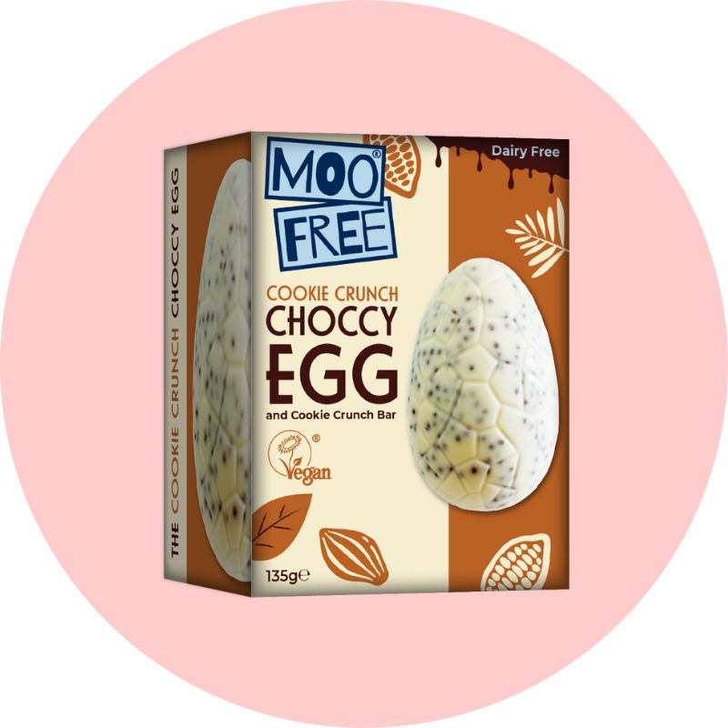 Moo Free Cookie Crunch Easter Egg + Bar