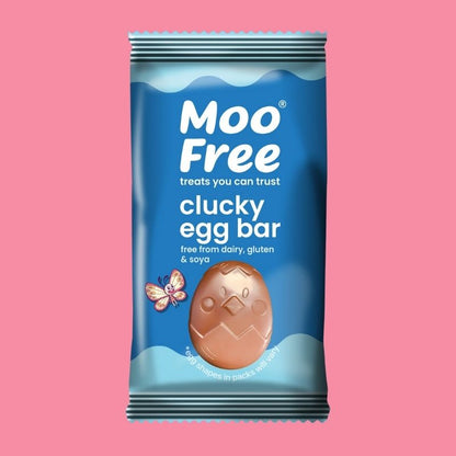 Moo Free Easter Egg Shaped Choccy Bar