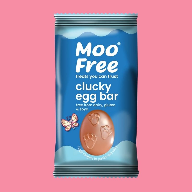 Moo Free Easter Egg Shaped Choccy Bar