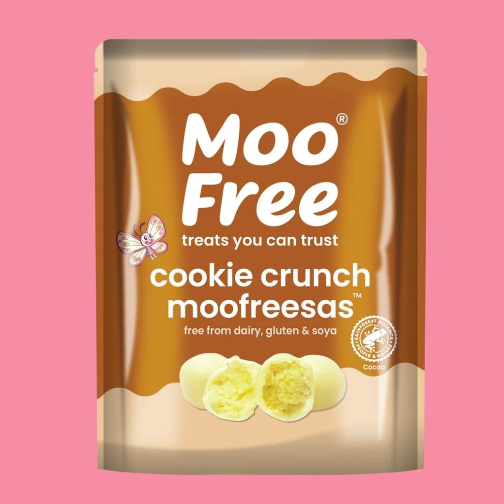 Moo Free Chocolate Pouch [Cookie Crunch Moofreesas, 65g]