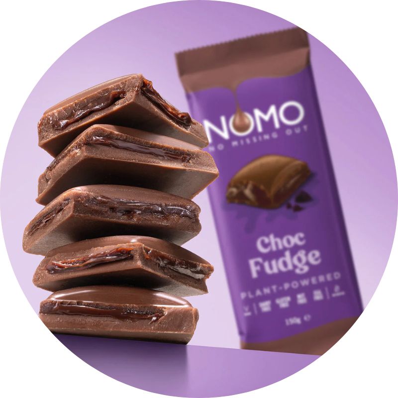 Nomo Choc Fudge Bar Large