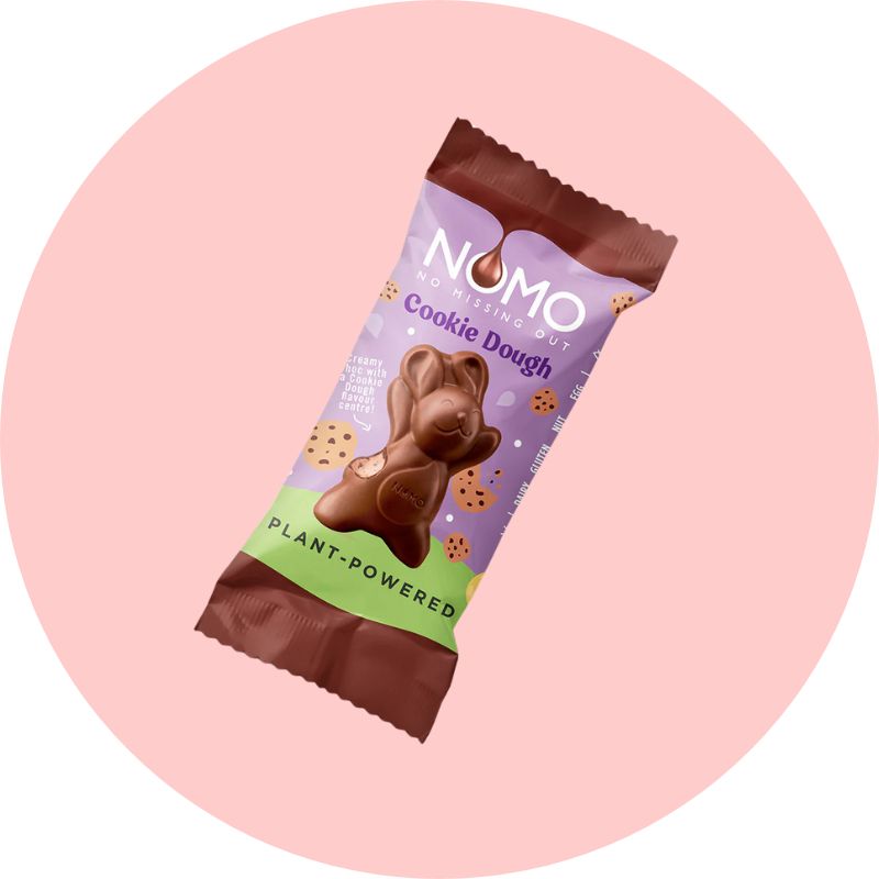 Nomo Cookie Dough Crunch Easter Egg + Bunny