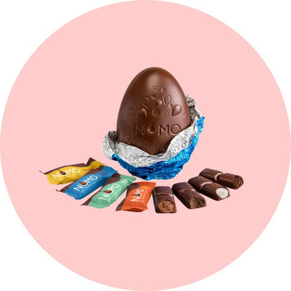 Nomo Creamy Choc Easter Egg + Mini Bars