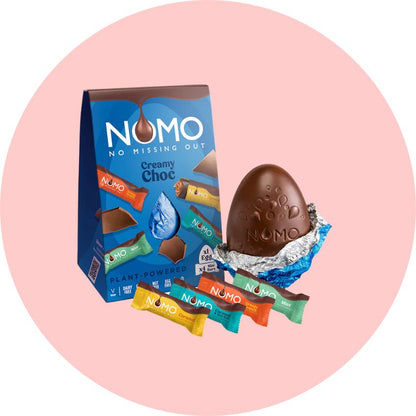 Nomo Creamy Choc Easter Egg + Mini Bars