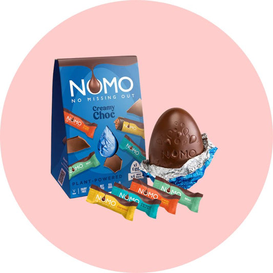 Nomo Creamy Choc Easter Egg + Mini Bars