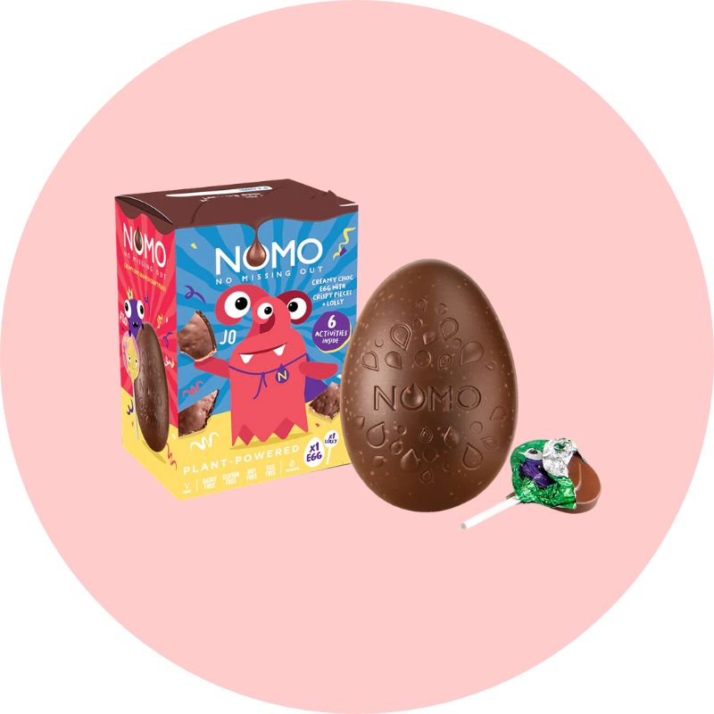 Nomo Little Monsters Easter Egg + Chocolate Lolly