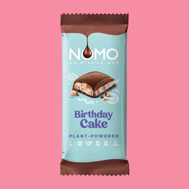 Nomo Large Chocolate Bar [Birthday Cake, 127g]