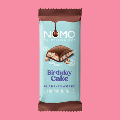Nomo Large Chocolate Bar [Birthday Cake, 127g]