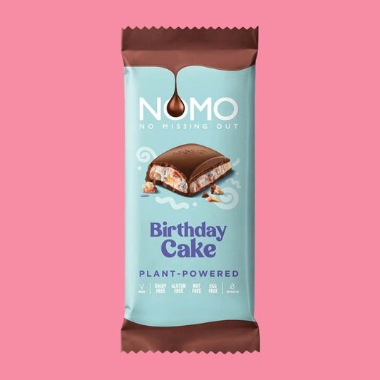 Nomo Large Chocolate Bar [Birthday Cake, 127g]