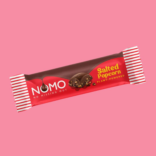 Nomo Chocolate Bar [Salted Popcorn, 32g]