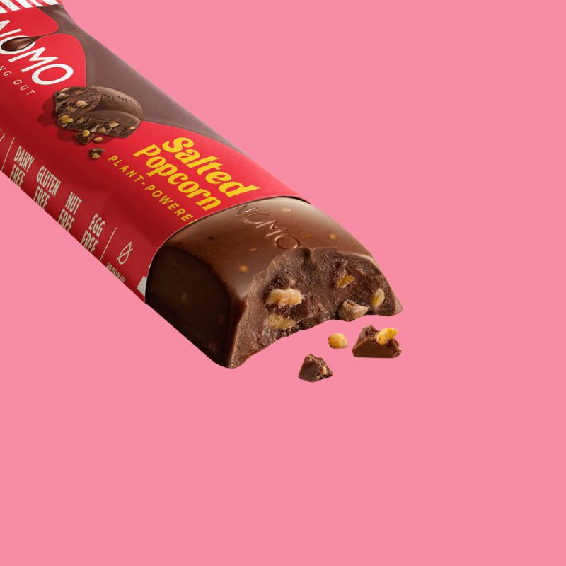 Nomo Salted Popcorn Bar | The Vegan Candy Man
