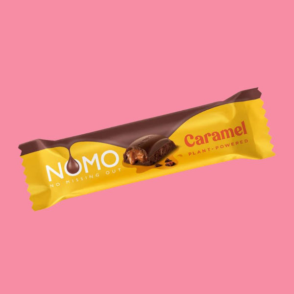 Nomo Caramel Chocolate Bar | From The Vegan Candy Man