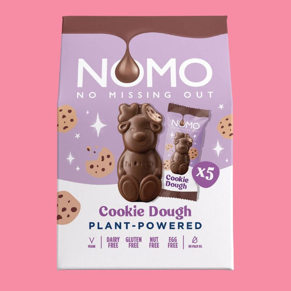 Nomo Mini Cookie Dough Reindeer Multipack | The Vegan Candy Man