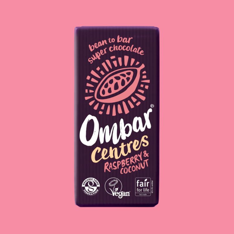 Ombar Centres [Raspberry & Coconut, 70g]