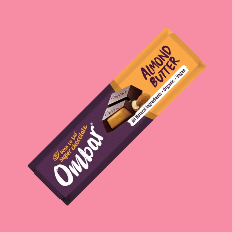 Ombar Chocolate Bar [Almond Butter, 42g]