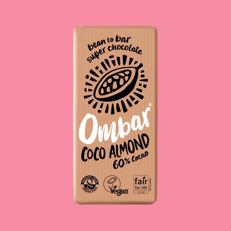 Ombar Chocolate Bar [Coco Almond, 70g]