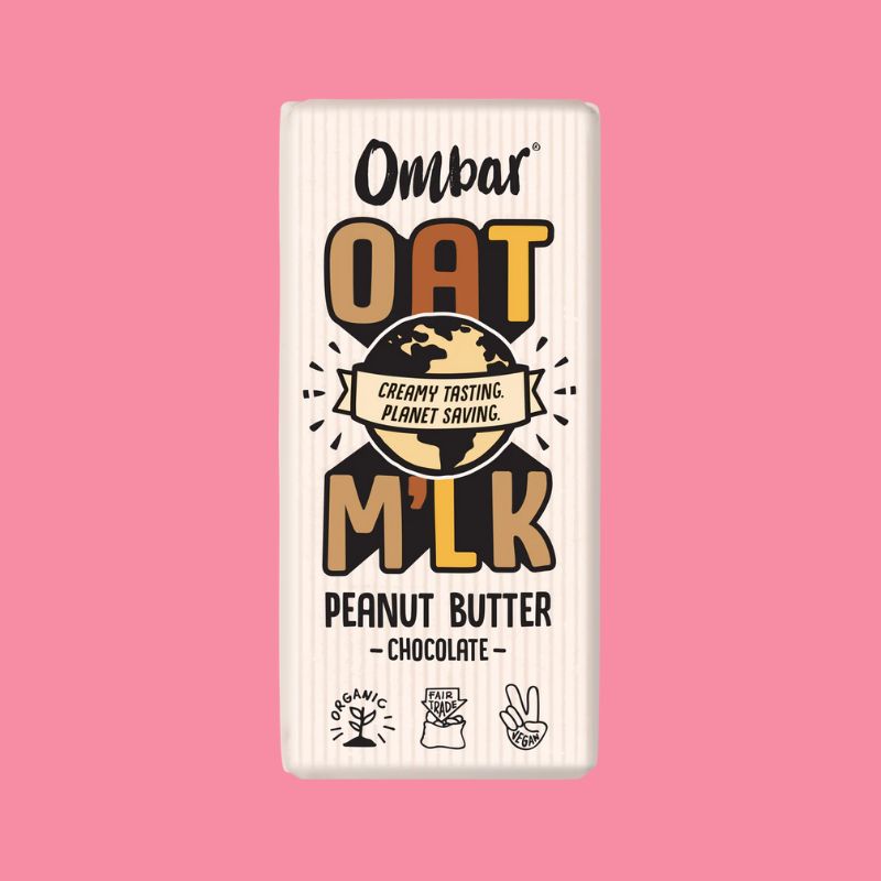 Ombar Oat Milk Chocolate Bar [Peanut Butter, 70g]