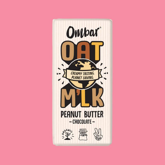 Ombar Oat Milk Chocolate Bar [Peanut Butter, 70g]