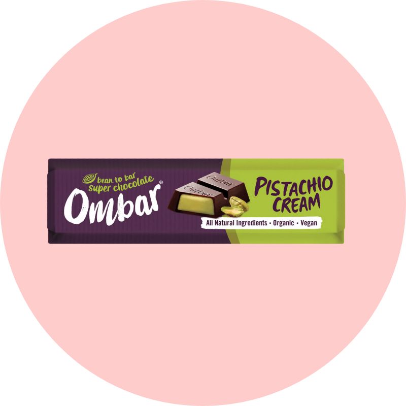 Ombar Oat Milk Chocolate Bar [Pistachio Cream]