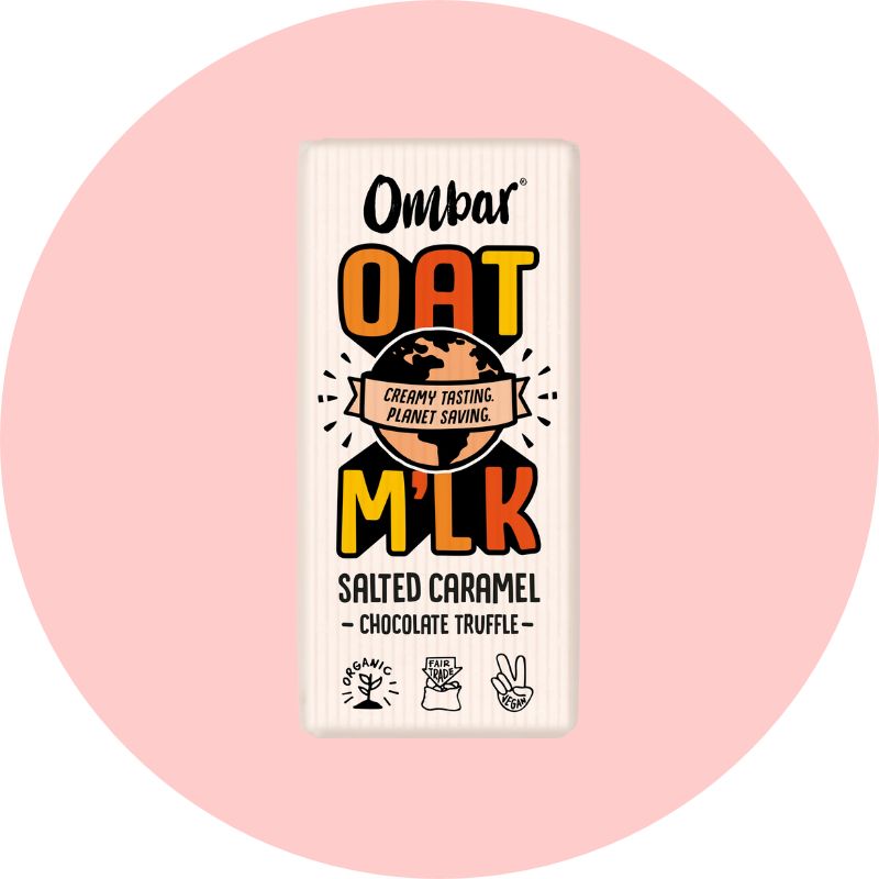 Ombar Oat Milk Chocolate Bar [Salted Caramel Truffle, 70g]