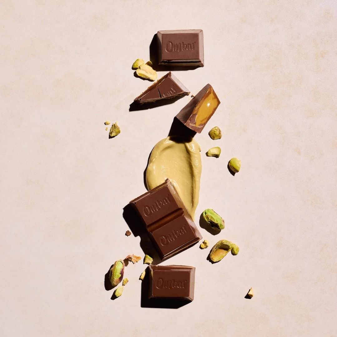 Ombar Chocolate Bar [Pistachio Cream, 42g]