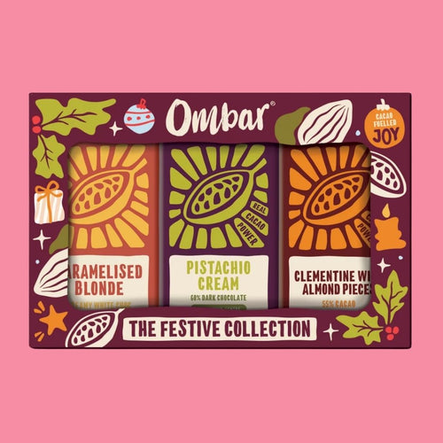 Ombar Chocolate Bars Festive Collection
