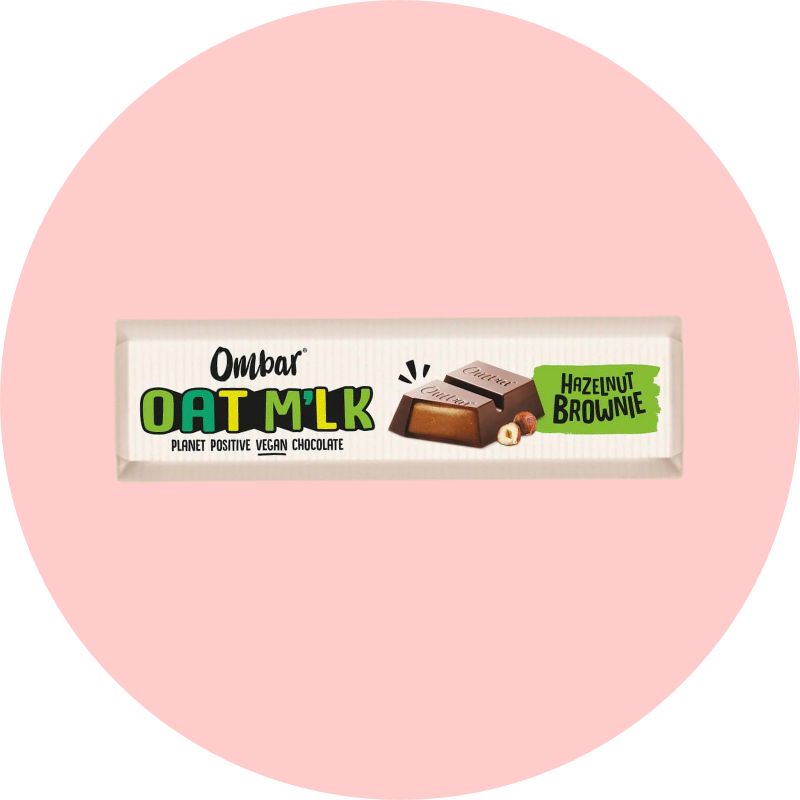 Ombar Oat Milk Chocolate Bar [Hazelnut Brownie]