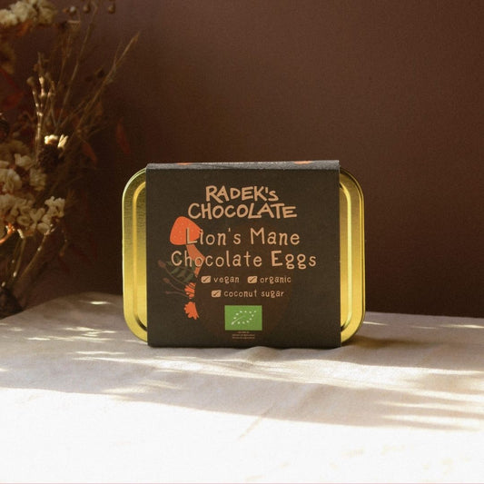 Radeks Chocolate Eggs Lions Mane Tin