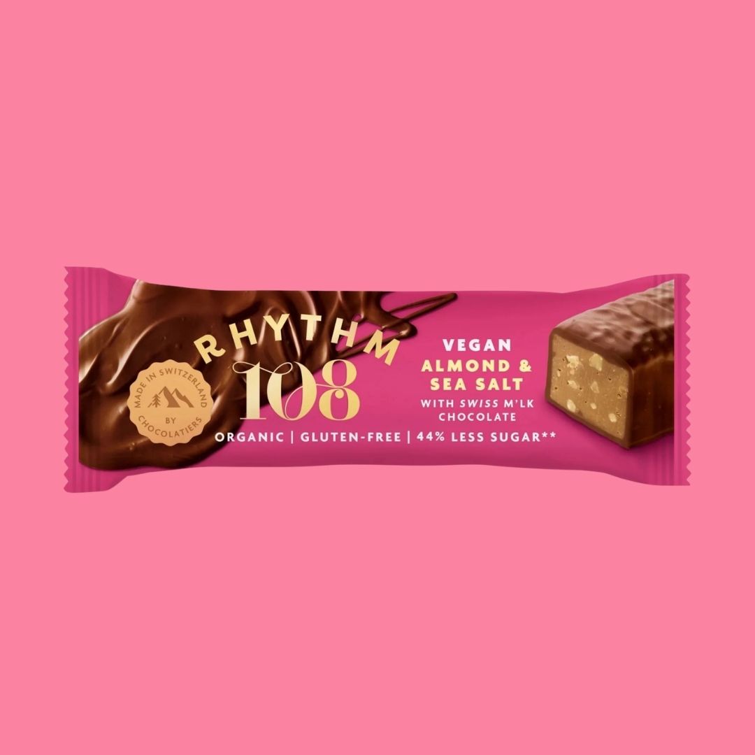 Rhythm 108 Chocolate Bar [Almond & Sea Salt, 33g]